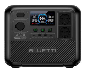 Зарядна станція Bluetti AC70 (1000 Вт, 768 Вт&middot;год, LiFePO4) Bluetti_AC70 фото
