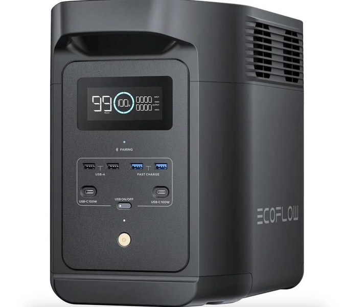 Зарядна станція EcoFlow Delta 2 E980 Black Edition (500 Вт, 980 Вт&middot;год) Delta_2_E980_Black фото